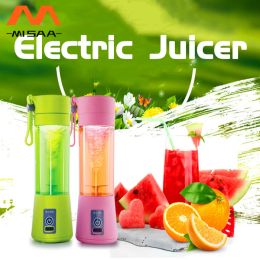 Juicers 380ML Mini Portable Blender USB Juicer Fruit Mixer Fresh Juice Extractor Orange Squeezer Electric Juicing Cup Kitchen Appliances