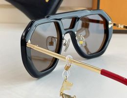 Trend Designer women Sunglasses unisex mirror print symbol timeless classic mens Coated blue UV400 Polarized glasses Luxury female4215645