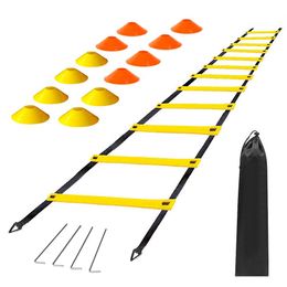 Flexibility Sport Prop Agility Ladder Football Basketball Pace Balance Training Rope Ladder Obstacles Speed Training Accessories