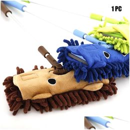 Other Toys Kids Toy Cartoon Floor Mop Stretchable Portable Ergonomic Cleaning Tools Education Gift Home Garten Restaurant Dining Room Dhiqy
