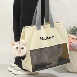 Cat Carriers Pet Bag For Cats Transporte Breathable Canvas Dogs Handbag Puppy Carrier Kitten Outdoor Dog Backpack