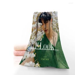 Towel Customizable Jung Jin Young Fitness Sports Portable Quick-Drying Yoga Outdoor Bamboo Fiber Towels Size 35x75cm
