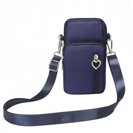 Coin Purses Cute Mini Bag Nylon Crossody Cell Phone Cash Messenger Shoulder Strap Wallet Pouch Purse Waterproof