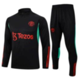 2223 Man c Luo Football Training Shirt Long Sleeve Autumn Winter Jacket Bogba Adult Kids Soccer Jersey Printed