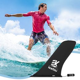 KOETSU Surfboard Fin Quick Release Paddle Board Fin Detachable Surfboard Tail Fin Stand Up Board Fin for Long Board Surfboard
