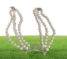 Designer Multilayer Pearl Rhinestone Orbit Necklace Clavicle Chain Baroque Pearl Necklaces for Women Jewellery 4452601