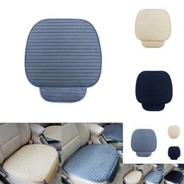 New Winter Warm Car Cover Plush Veet Cushion Universal Auto Front Seat Protector