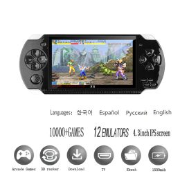 Players Psp 3000 X6 Consola 12 Types Of Simulators 10000 Arcade Games Retro Retro Arcade Console 4.3 Inch Ips Screen Video Game