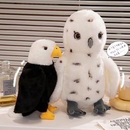 Creative Bird Owl Bald Eagles Plush Toys Funny Anime Animal Stuffed Dolls Kawaii Home Decor Kids Exquisite Birthday Xmas Gifts