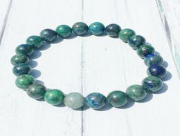 MG0393 Genuine Chrysocolla Bracelet Trendy Handmade Beaded Bracelet Meditation Wrist Mala Gift Divine Feminine Bracelet6945443