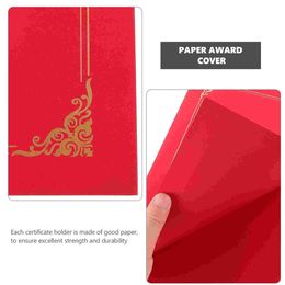 Flower Decor Certificate Birth Holder Diploma Award Holders Paper Protector Holster Universal Organiser Sleeve