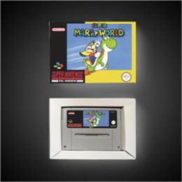 Accessories Super Marioed World EUR Version RPG Game Card Battery Save With Retail Box Marioed games cartridges
