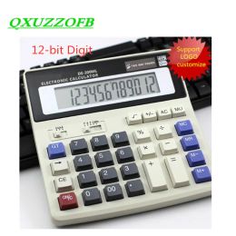 Calculators 12bit Digits Calculator Dual Power AA Coin Battery MultiFunction Simple LCD Display Calculators Office School Stationery Gifts