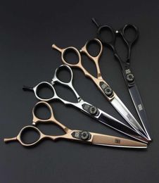 new arrival professional barber hair cutting scissors KASHO GF60 55 inch60 inch 6CR silverblackrose golden2797923