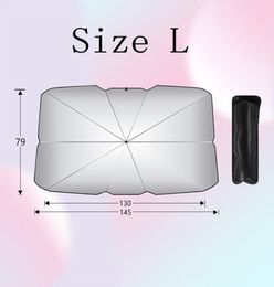 Shade Car Sunshade Umbrella SUV Windshield Cover Foldable Heat Insulation Sun Blind Auto UV Protection Accesorios Coche4555971