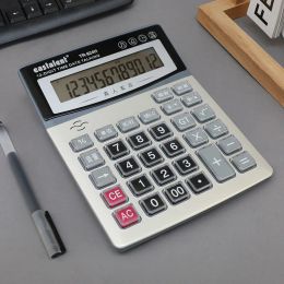 Calculators 12digit voice calculator banking finance desktop business office calculator Large screen display