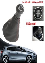 5 Speed Manual Gear Shift Shifter Knob Gaiter Boot For VW Golf 3 MK3 Vento 9298 AAA2064514419