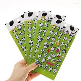 Window Stickers 3D For Nails Cute Panda Bamboo Designs Nail Art Decorations Foil Decals Wraps Manicure Accessories Decoraciones