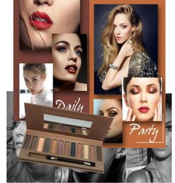 Naked Heat Eyeshadow Palette 12 Fiery Amber Neutral Shades UltraBlendable Rich Colors with Velvety Texture Set Includes Mir6690664