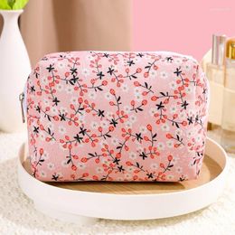 Cosmetic Bags Makeup Bag Floral Cute Travel Toiletry Organiser Storage For Women