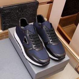 2024 New Fashion Designer Black and blue splice casual shoes for men and women ventilate comfort Patent Leather all-match Anti slip Sports shoes DD0411P 38-44 11