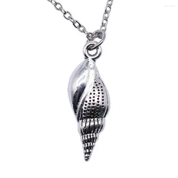 Pendant Necklaces 1pcs Conch Neck Necklace Jewelry Making Supplies Gift Chain Length 40 5cm