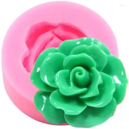 Baking Moulds Rose Flower Silicone Mold Wedding Cupcake Topper Fondant Cake Decorating Tools Candy Chocolate Gumpaste Jewelry Resin Mould