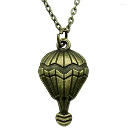 Pendant Necklaces 1pcs Air Balloon Neck Necklace Findings Jewellery For Men Handmade Chain Length 43 5cm