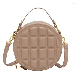 Bag Chain Lady 2024 Geometric Purse Chocolate Round Sling Handbags For Women
