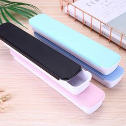 Chopsticks -Grade Plastic Tableware Storage Case Portable Travel Flatware Box For Spoon Fork