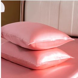 1pcs Pillowcase for Hair and Skin, Silk Satin Pillowcase Pillow Cases Set of Silky Pillow Cover with Envelope Closure