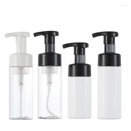 Storage Bottles 15Pcs 100ml Plastic Foaming Empty Bottle Cosmetic Refillable Black White Foam Pump 150ml Clear Lotion Hand Sanitizer