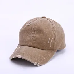 Ball Caps High Quality Adjustable Cotton Baseball Hat With Ring Outdoor Sports Sun Cap For Women Men Fashion Snapback