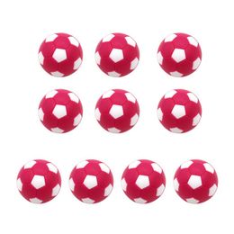 10Pcs Table Soccer Wear Resistant Heavy Duty Accessory Game Replacement Small Table Footballs for Indoor