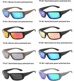 Whole FantailTR90 Polarised Sunglasses Car Driving Buffalo Horn Outdoor Top Quality Lens Men Women Design Sport Eyeglasses Wit8993027
