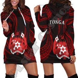 Supplies Custom Name Polynesian Liahona Tonga Hight School Tattoo 3DPrint Long Sleeves Sweatshirts Pullover Funny Woman Hoodies Dress X3