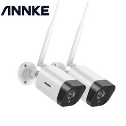 IP Cameras ANNKE 2/4PCS FHD 3MP IP H.265 Video Camera Surveillance System Weatherproof Cameras 100ft Night Vision With Smart IR P2P For NVR 24413