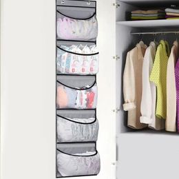 Storage Boxes Net Over The Door Organiser Non-woven Fabric Foldable Bag Hanging With 2 Metal Hooks Stuffed Animal