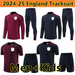 2024 2025 Inglaterra Men Football Tracksuit Soccer Treinamento Jaqueta de tolo