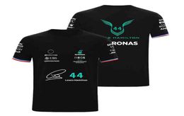 F1 Formula One 44 Lewis Hamilton T Shirt 63 George Russell Fan Breathable Jersey Summer TShirt ANG Petronas Edition Children Clot1157889