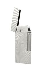 ST lighter Bright Sound Gift with Adapter luxury men accessories silver Colour Pattern Lighters 156252166