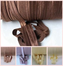 58quot FOE Fold Over Elastic ribbon Ponytail Holder diy Accessories DIY handmade clothing accessories 100yards a roll7431580