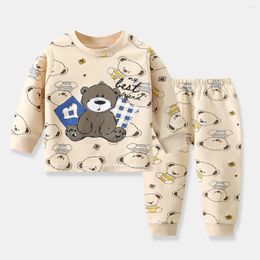 Clothing Sets Kids Set Boy Pyjamas Cotton Baby Children Autumn Clothes Pants Home For Infant Born Outfits