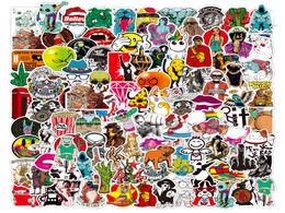 100PCS Mix Fashion Hip Hop Waterproof Stickers Graffiti Decals Skateboard Motorcycle Laptop Guitar Cool Sticker Kid Decals5490401