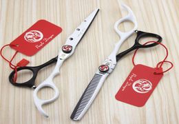 515 6039039 Brand Purple Dragon Hairdressing Scissors 440C Barber039s Home Salon Cutting Scissors Thinning Shears H7736109