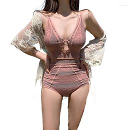 Women's Swimwear Deep V One Piece Swimsuit Women Sexy Lingerie Backless Triangle Spring Hollow Out Female Bodysuit Ladies Vacation