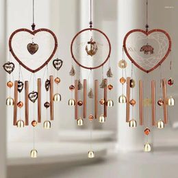 Decorative Figurines Dream Catcher Metal Tube Wind Chimes Pendant Balcony Outdoor Garden Bell Home Decor Wall Hanging Windgong Large Deep