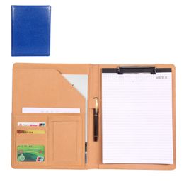 PU Leather Document Organizer, A4 File Folder, Notebook Briefcase, Binder Manager, Document Organizer, Hand Clip File, 3 Pcs
