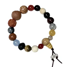 Decorative Figurines Bracelet Chinoiserie Lingyin Eighteen Seed Handstring Vajra Bodhi Men And Women Car Interior Anti Evil Bead String