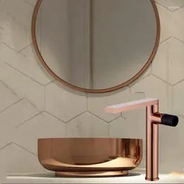 Bathroom Sink Faucets Art Full Copper Golden Draw Silk Gold Black Cold And Water Pot Faucet Platform Upper Lower